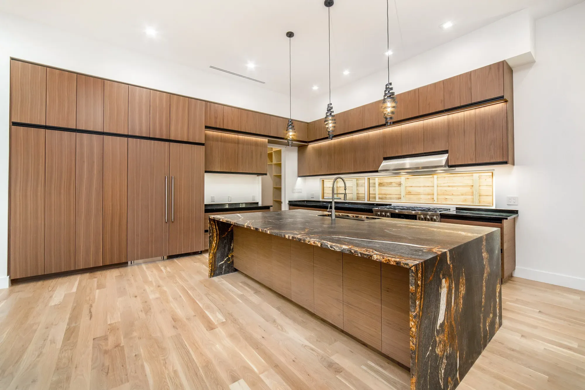 Walnut & Magma Granite Kitchen, view 2